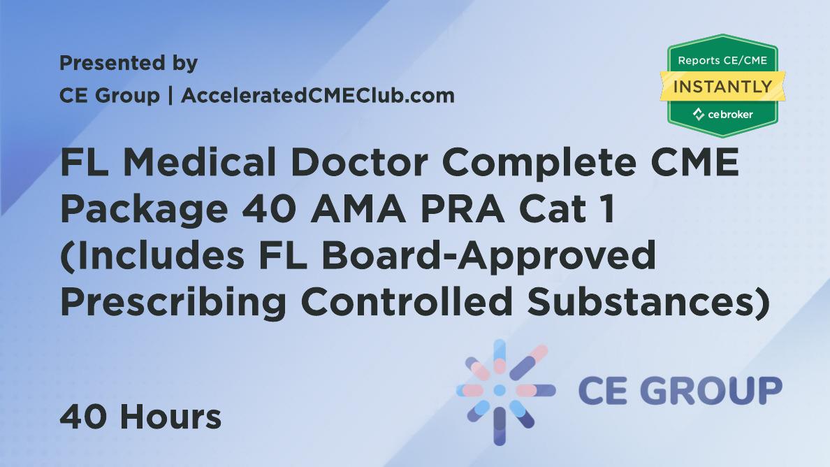 Florida Board of Medicine ME Course List